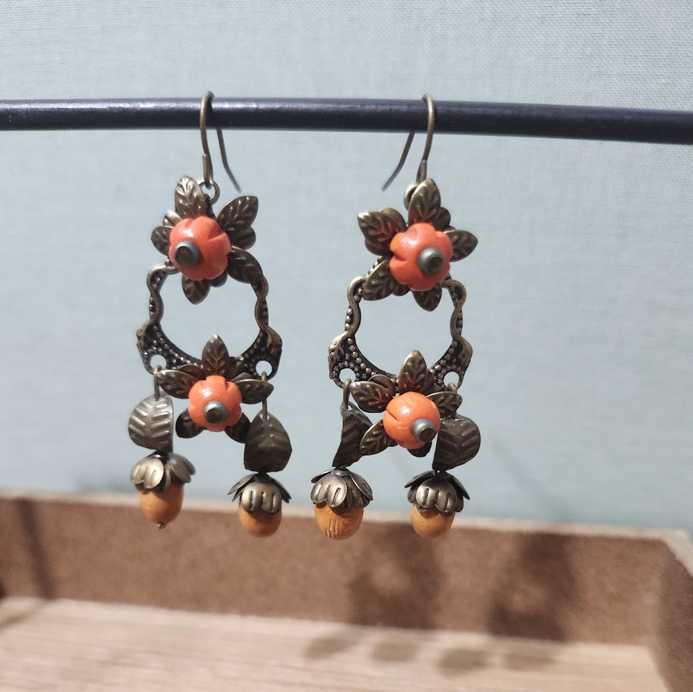 Handmade Fall Theme Earrings